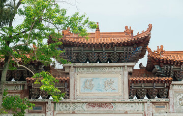 古建风寺庙牌匾摄影