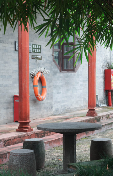 古韵庭院休闲角落