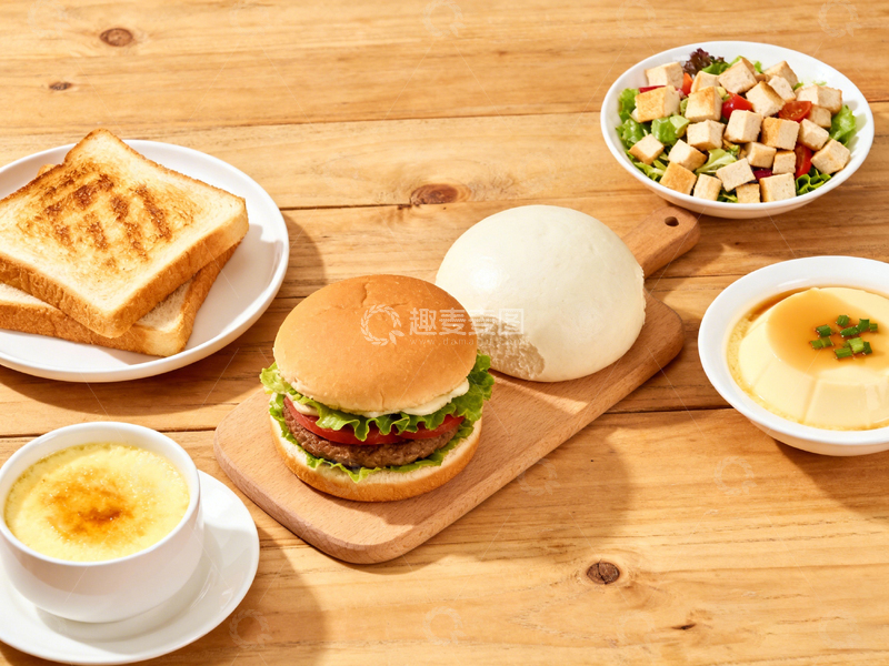 高清大图下载【趣麦麦图】简约餐桌美食摄影