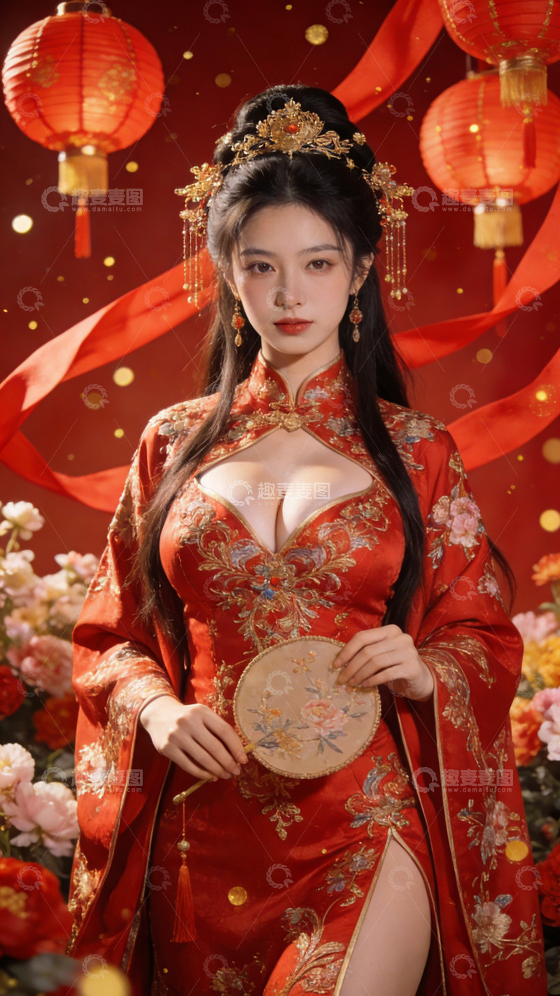 高清大图下载【趣麦麦图】传统中式婚礼新娘写真