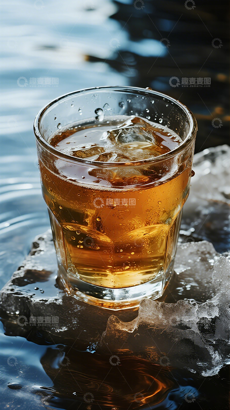 高清大图下载【趣麦麦图】冰块饮品夏日清凉摄影