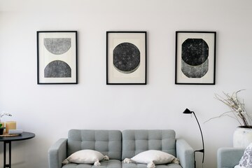 现代简约客厅装饰画设计