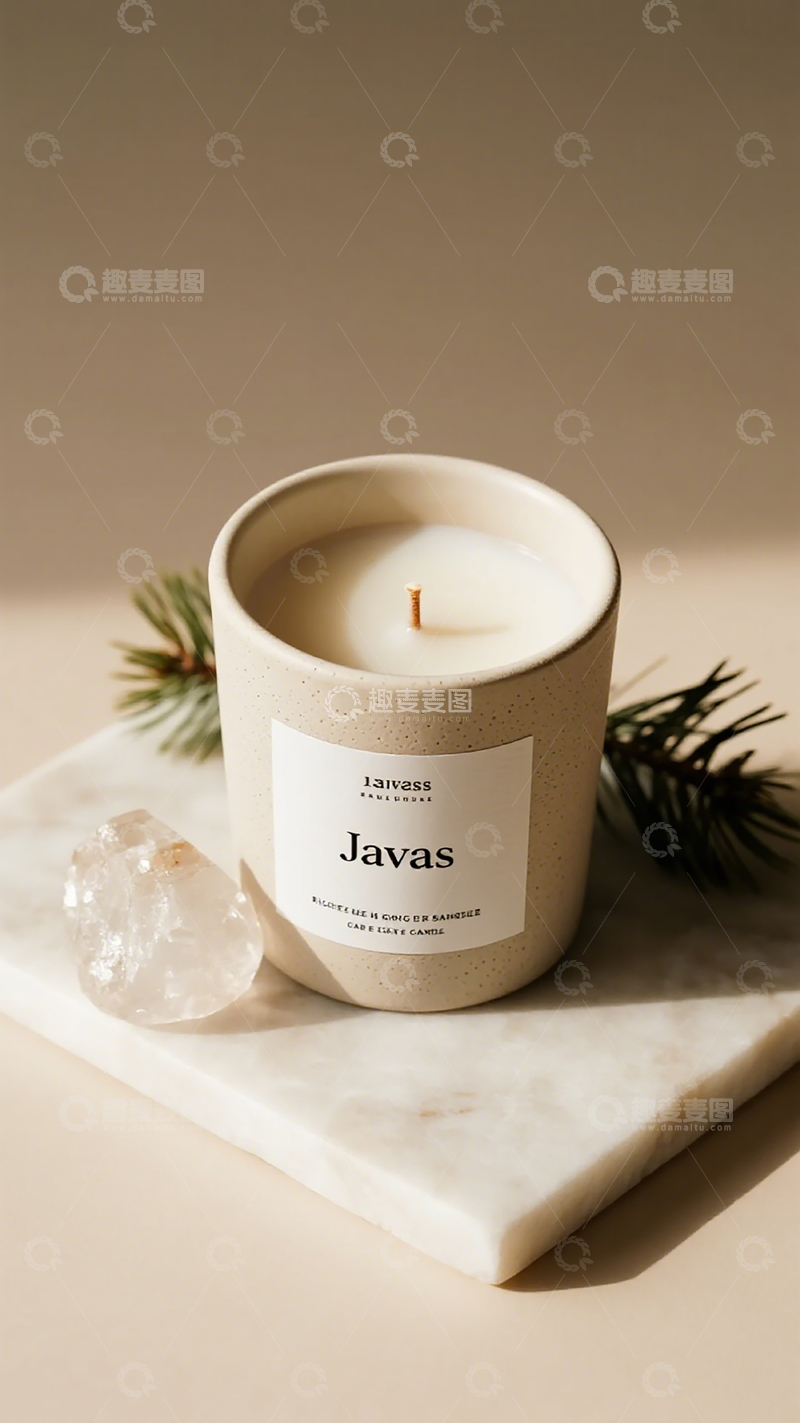 高清大图下载【趣麦麦图】简约蜡烛静物摄影
