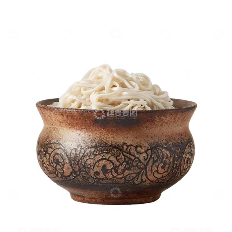 高清大图下载【趣麦麦图】古陶盛世面条的静谧时光