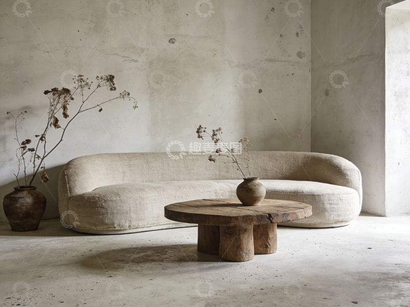 高清大图下载【趣麦麦图】简约复古室内陈设设计