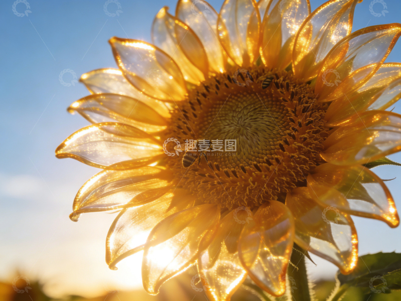 高清大图下载【趣麦麦图】阳光向日葵特写风光摄影