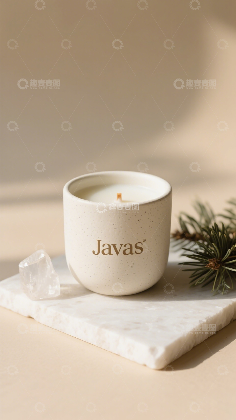 高清大图下载【趣麦麦图】简约风格蜡烛静物摄影