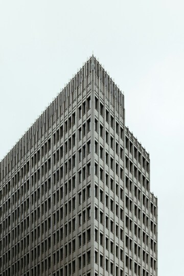 高层建筑外观特写