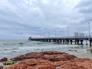 海岸码头风光摄影