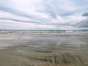 海滩风光自然风景摄影图片