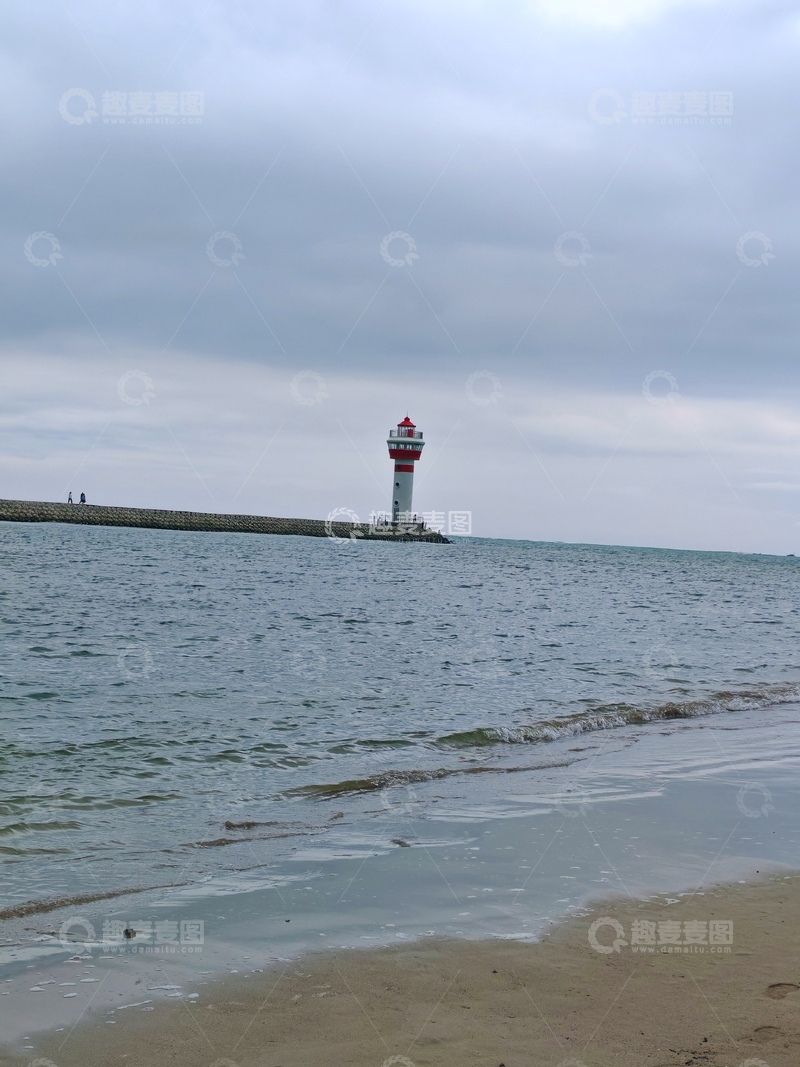 高清大图下载【趣麦麦图】海边的灯塔风景摄影