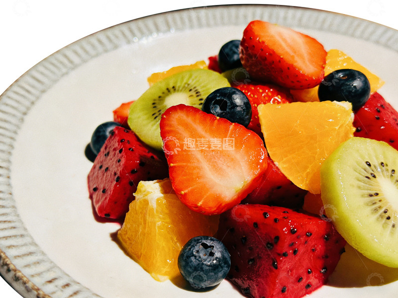 高清大图下载【趣麦麦图】水果拼盘草莓