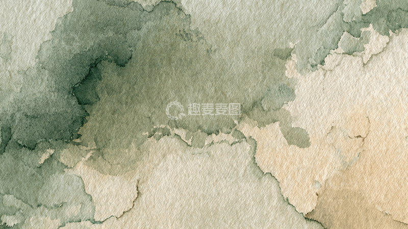 高清大图下载【趣麦麦图】迷离色彩的水彩梦境