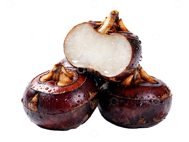 高清大图下载【趣麦麦图】新鲜荸荠特写摄影