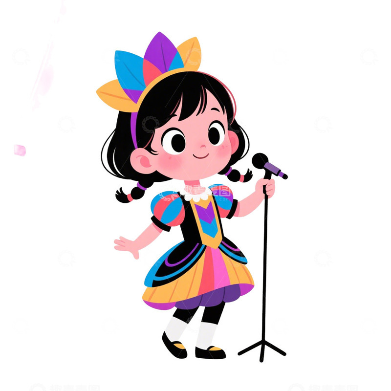 高清大图下载【趣麦麦图】表演戏剧兴趣班免抠元素