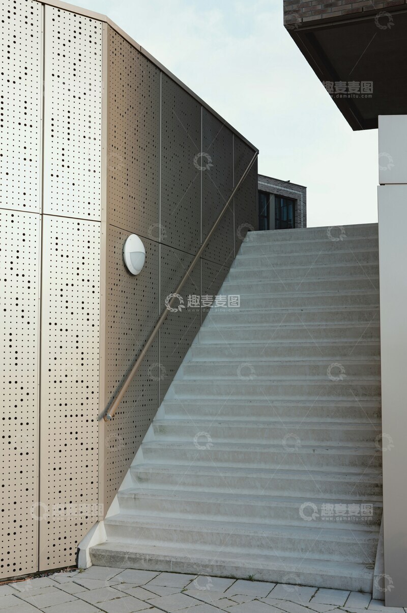 高清大图下载【趣麦麦图】-现代建筑楼梯设计