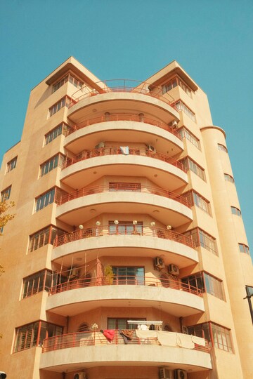 阳光公寓高层建筑摄影