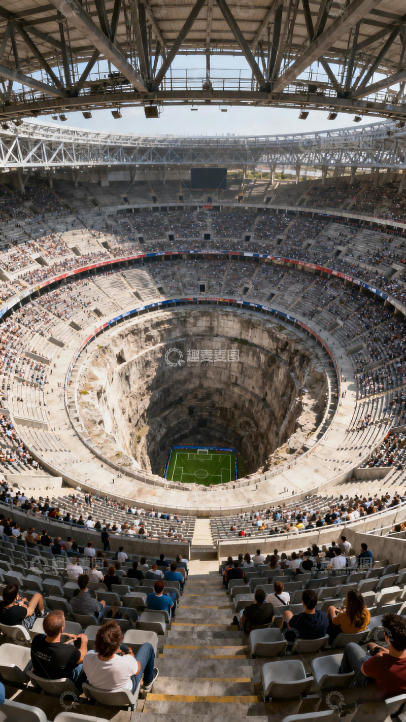 高清大图下载【趣麦麦图】大型体育场观众席全景