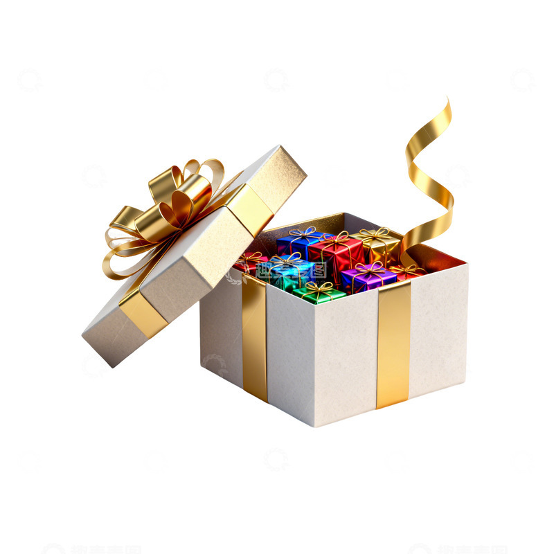 高清大图下载【趣麦麦图】精美礼盒礼物节日