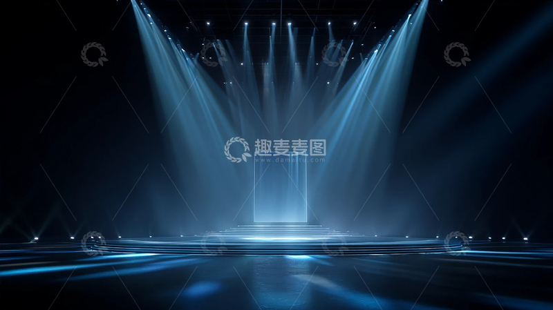 高清大图下载【趣麦麦图】灯光舞台空镜演出场景