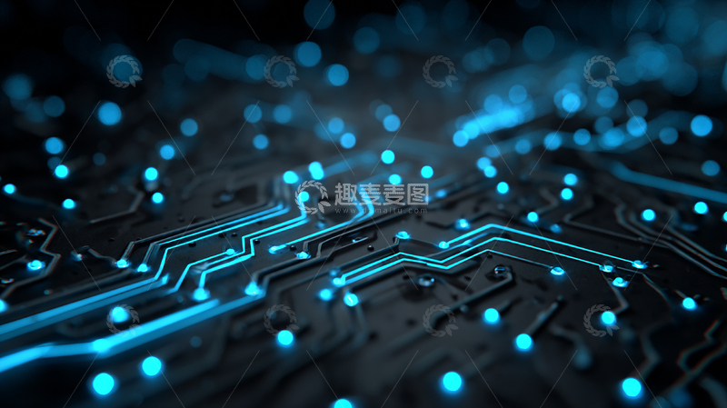 高清大图下载【趣麦麦图】未来科技的脉络与光辉