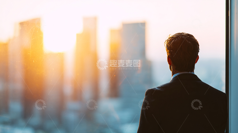 高清大图下载【趣麦麦图】逐光而立的沉思者