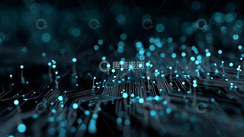 高清大图下载【趣麦麦图】数字星海中的未来光辉