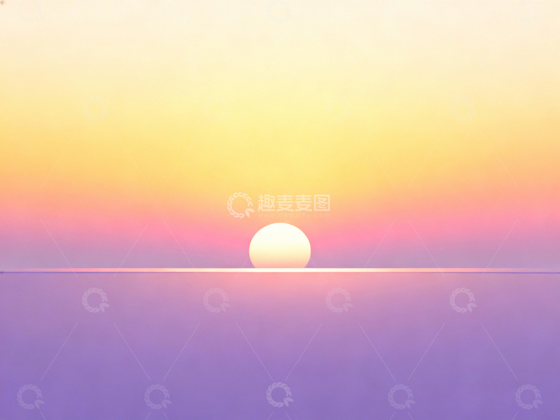 高清大图下载【趣麦麦图】梦幻夕阳海景摄影