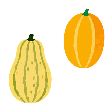 卡通风格南瓜插画素材