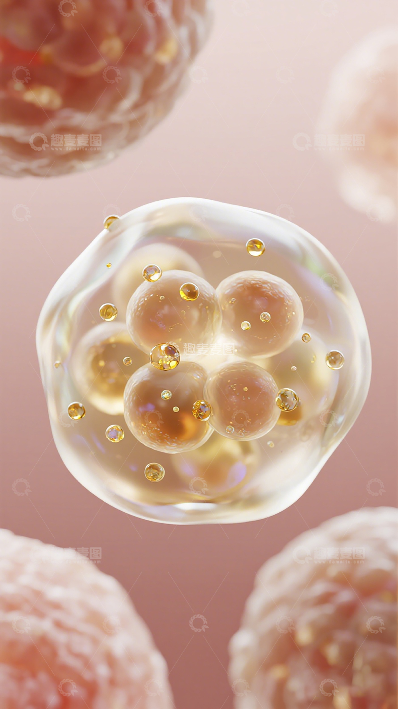 高清大图下载【趣麦麦图】细胞结构生物科技高清壁纸