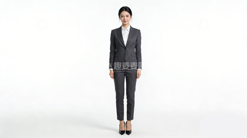 高清大图下载【趣麦麦图】商务职业女性西装形象照