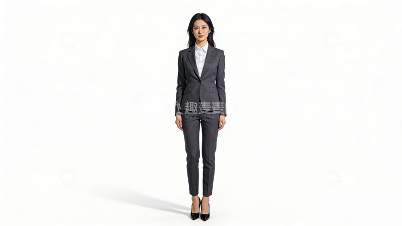 高清大图下载【趣麦麦图】职业女性西装形象照