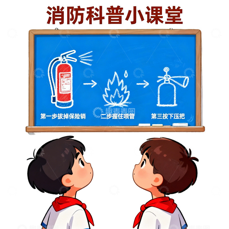 高清大图下载【趣麦麦图】消防科普小课堂教程图解