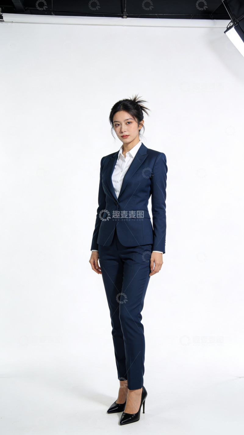 高清大图下载【趣麦麦图】专业女性正装形象照