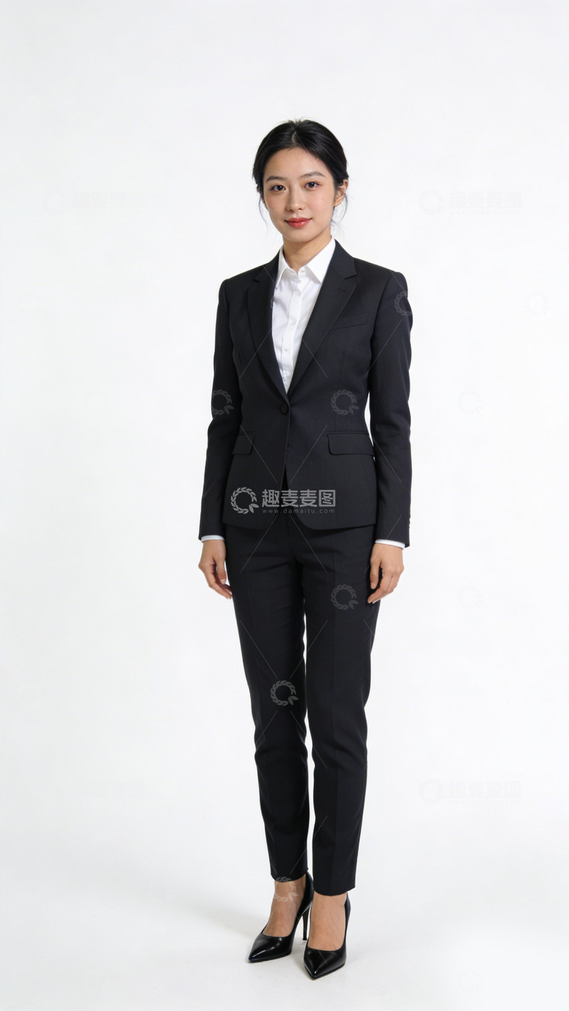 高清大图下载【趣麦麦图】西装职业女性正装形象照