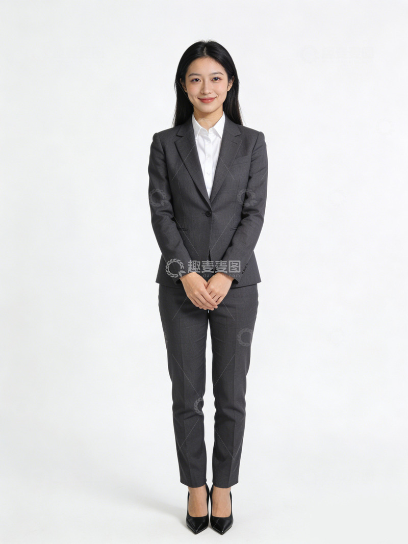 高清大图下载【趣麦麦图】职业女性形象照正式着装