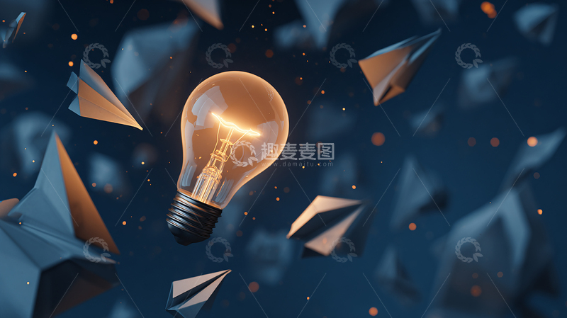 高清大图下载【趣麦麦图】智慧之光在黑暗中闪耀