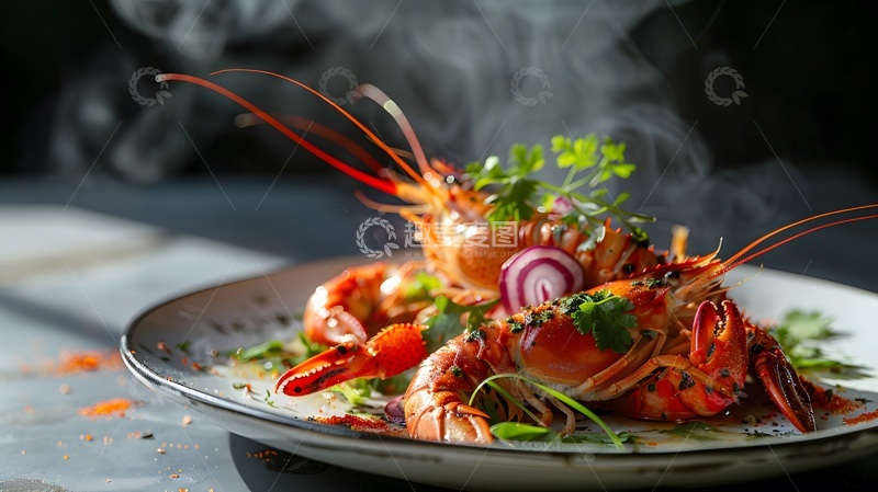 高清大图下载【趣麦麦图】精致海鲜料理美食摄影