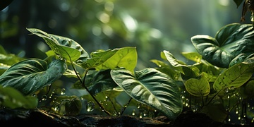 热带雨林植物景观摄影