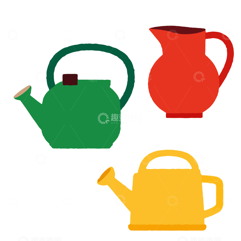 源文件下载【趣麦麦图】简约风格家用器具矢量图