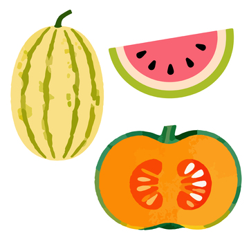 卡通水果插图