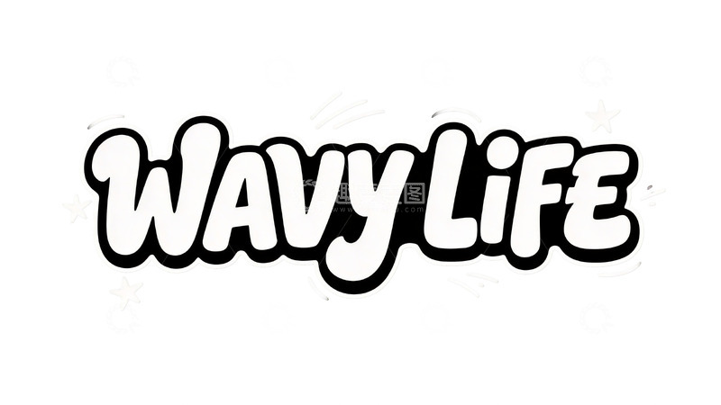 高清大图下载【趣麦麦图】街头潮流涂鸦风英文艺术字体17