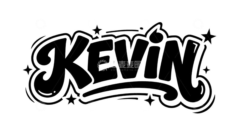 高清大图下载【趣麦麦图】街头潮流涂鸦风英文艺术字体16