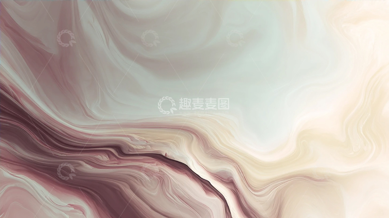 高清大图下载【趣麦麦图】流动的色彩梦境