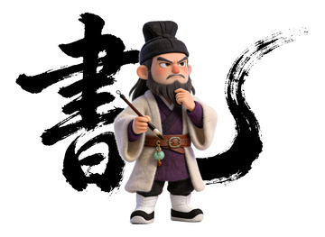 Q版水浒传人物系列-萧让（免扣）