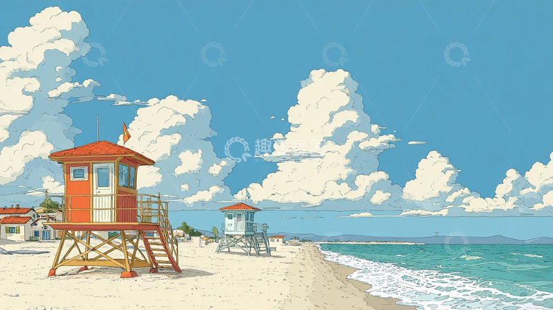 高清大图下载【趣麦麦图】云卷云舒下的守望者