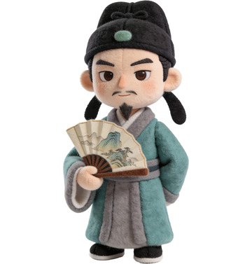 Q版水浒传人物系列-吴用（免扣）