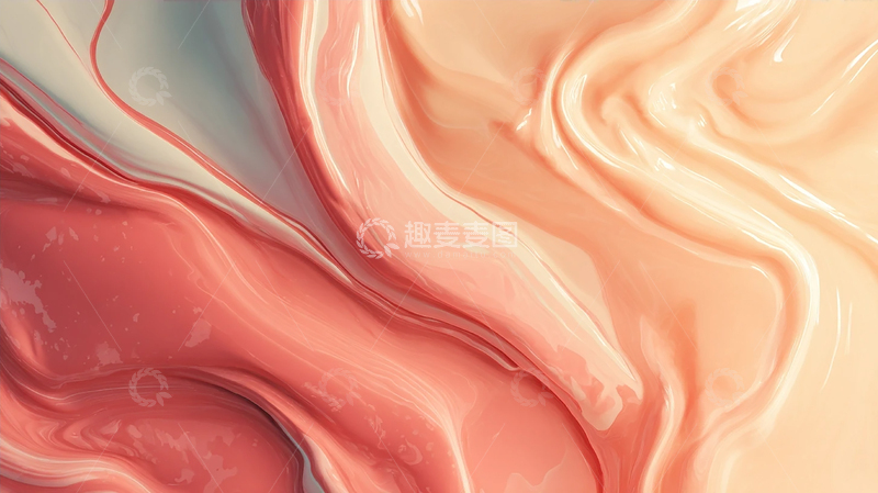 高清大图下载【趣麦麦图】流动的彩色梦境