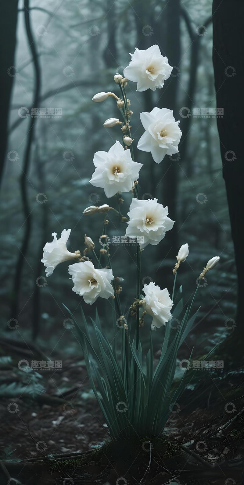 高清大图下载【趣麦麦图】治愈系重瓣鲜花鲜花壁纸ins风7