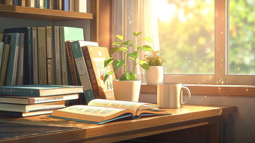 书海中的温暖时光